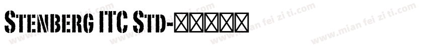Stenberg ITC Std字体转换